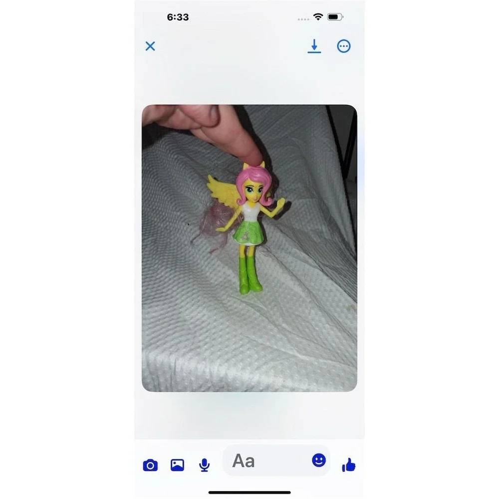 McDonald's 2015 My Little Pony Equestria Girls Fluttershy Doll Figure‎